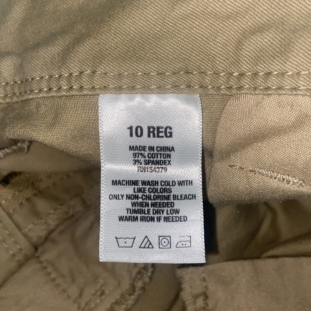 Aeropostale Women’s Chino Twill Pants Classic Size 10 Reg - Picture 7 of 8
